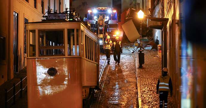 Lisbon funicular crash victims' nationalities slowly emerge after Portugal streetcar disaster that killed 16 - CBS News
