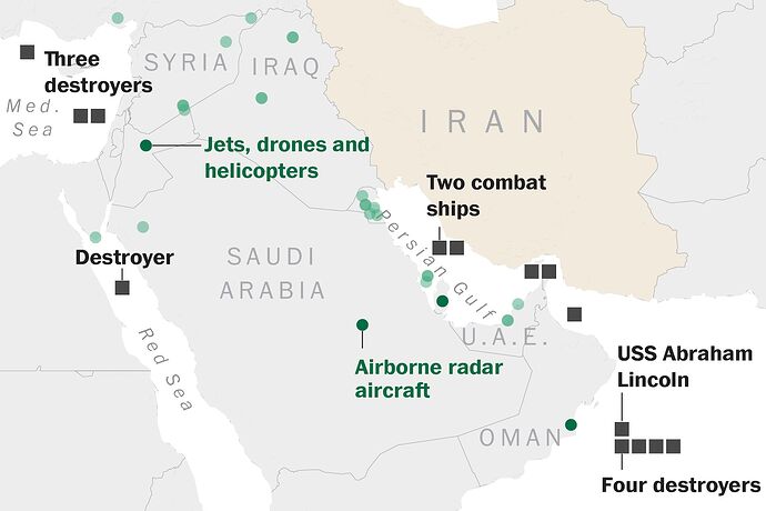 Trump appears ready to attack Iran as U.S. strike force takes shape - The Washington Post